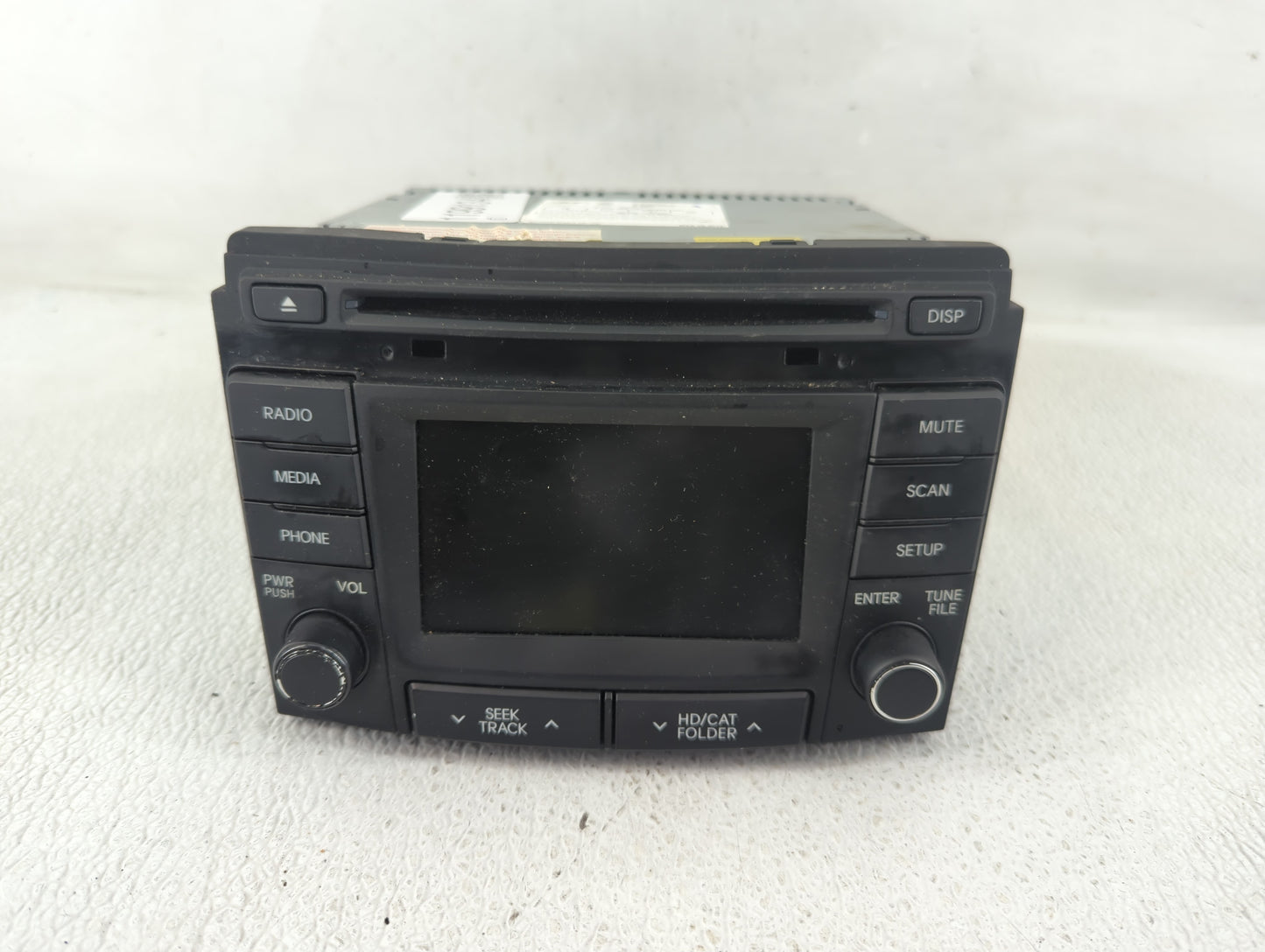 2013-2014 Hyundai Sonata Radio AM FM Cd Player Receiver Replacement P/N:96180-3Q8004X Fits Fits 2013 2014 OEM Used Auto Part