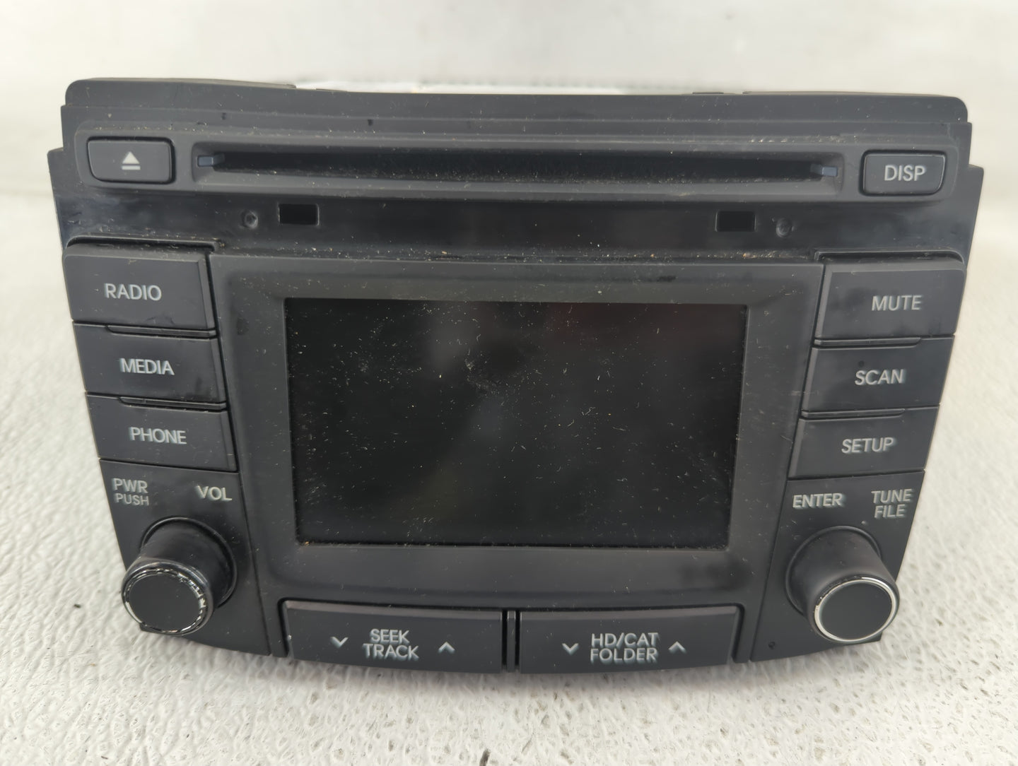 2013-2014 Hyundai Sonata Radio AM FM Cd Player Receiver Replacement P/N:96180-3Q8004X Fits Fits 2013 2014 OEM Used Auto Part