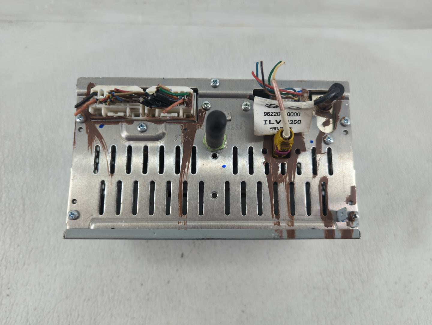 2013-2014 Hyundai Sonata Radio AM FM Cd Player Receiver Replacement P/N:96180-3Q8004X Fits Fits 2013 2014 OEM Used Auto Part