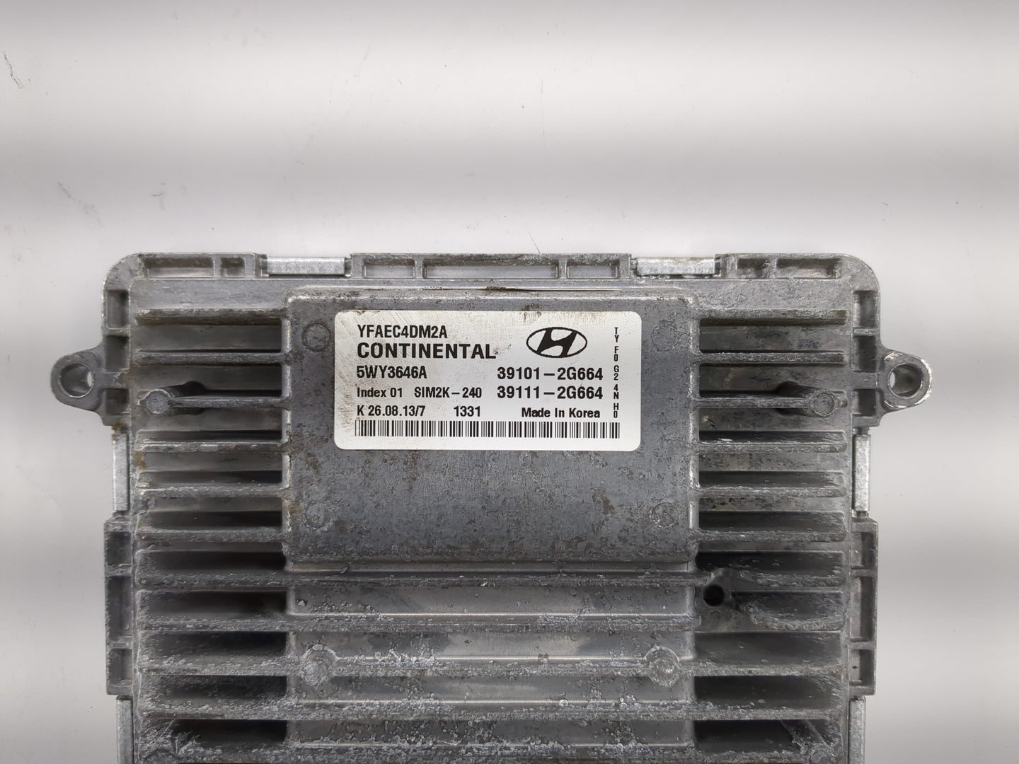2011-2014 Hyundai Sonata PCM Engine Control Computer ECU ECM PCU OEM P/N:39111-2G664 39101-2G664 Fits Fits 2011 2012 2013 20