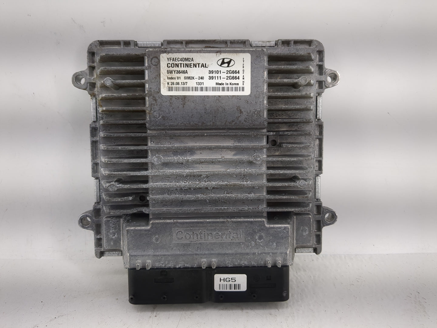 2011-2014 Hyundai Sonata PCM Engine Control Computer ECU ECM PCU OEM P/N:39111-2G664 39101-2G664 Fits Fits 2011 2012 2013 20