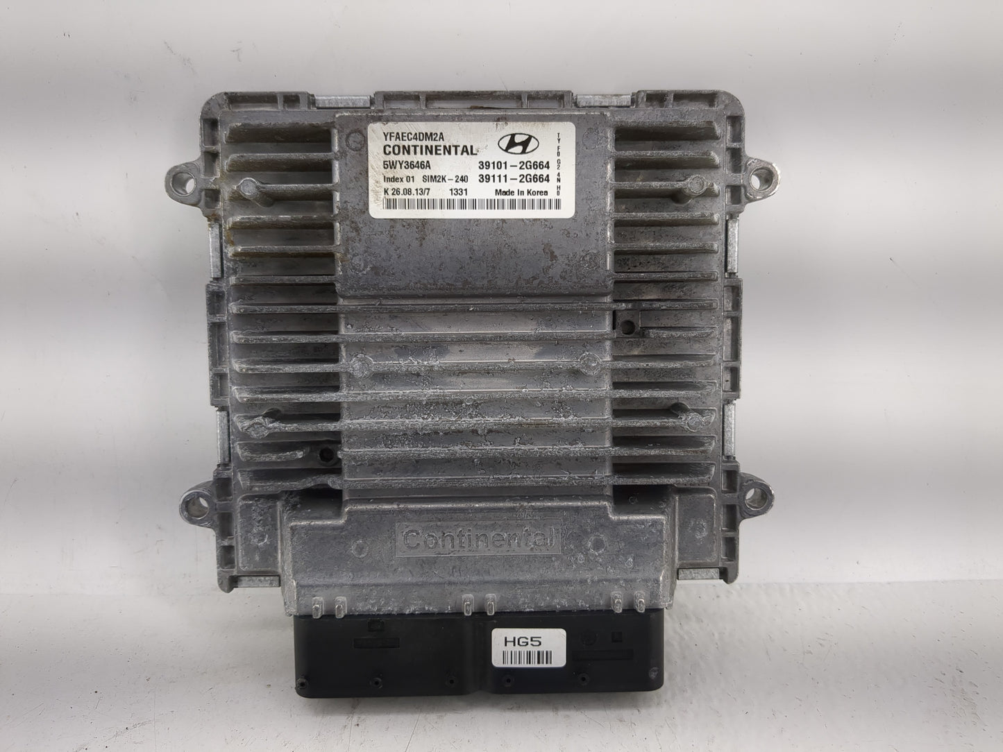 2011-2014 Hyundai Sonata PCM Engine Control Computer ECU ECM PCU OEM P/N:39111-2G664 39101-2G664 Fits Fits 2011 2012 2013 20