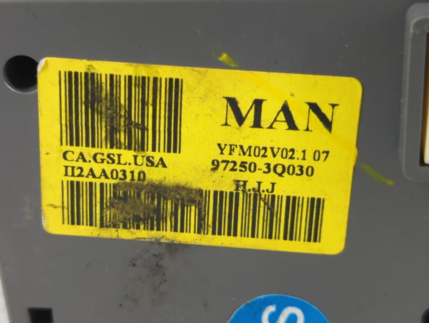 2014 Hyundai Sonata Climate Control Module Temperature AC/Heater Replacement P/N:94510-3Q500 Fits OEM Used Auto Parts - Oemu