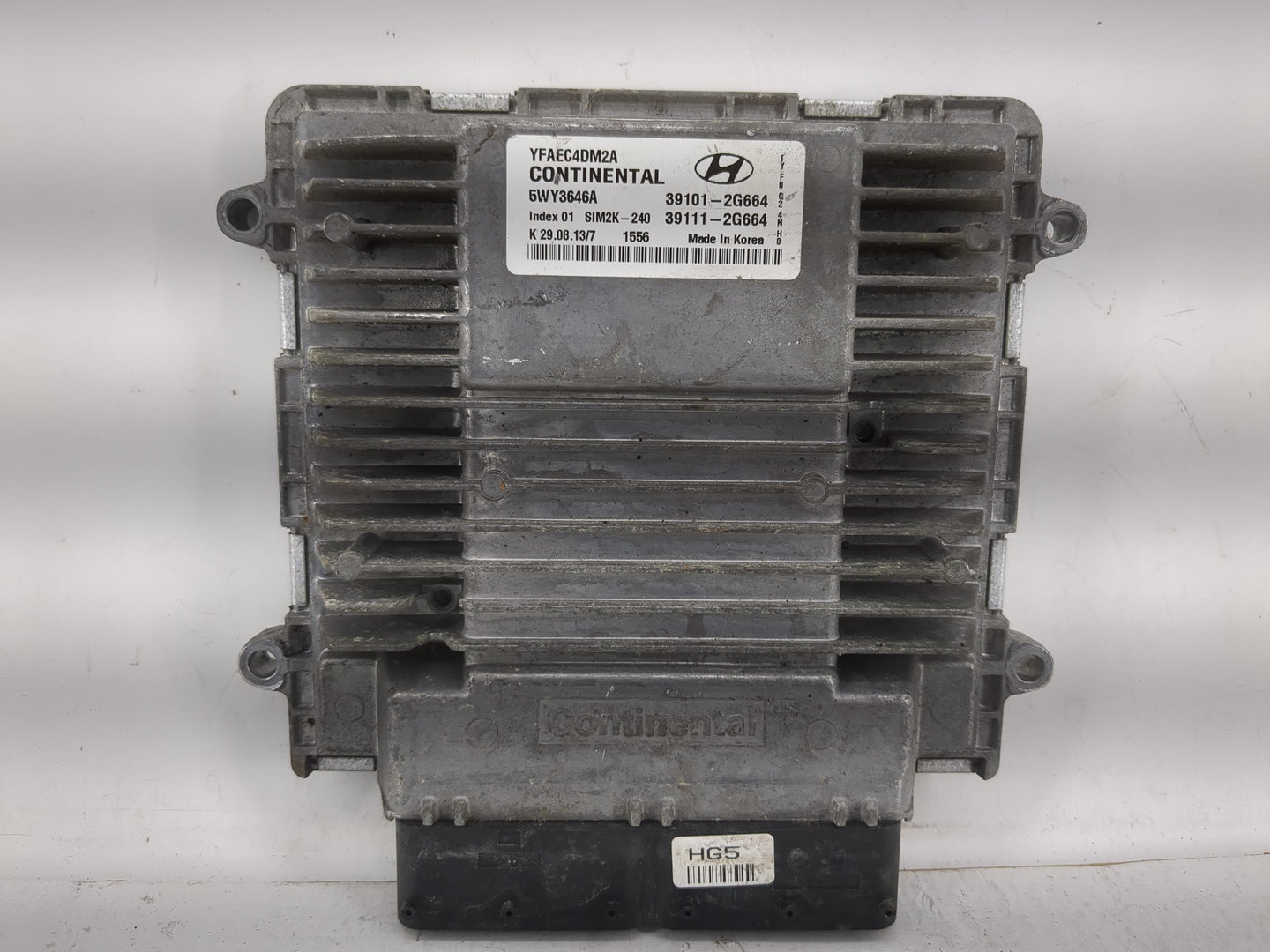 2011-2014 Hyundai Sonata PCM Engine Control Computer ECU ECM PCU OEM P/N:39111-2G664 39101-2G664 Fits Fits 2011 2012 2013 20