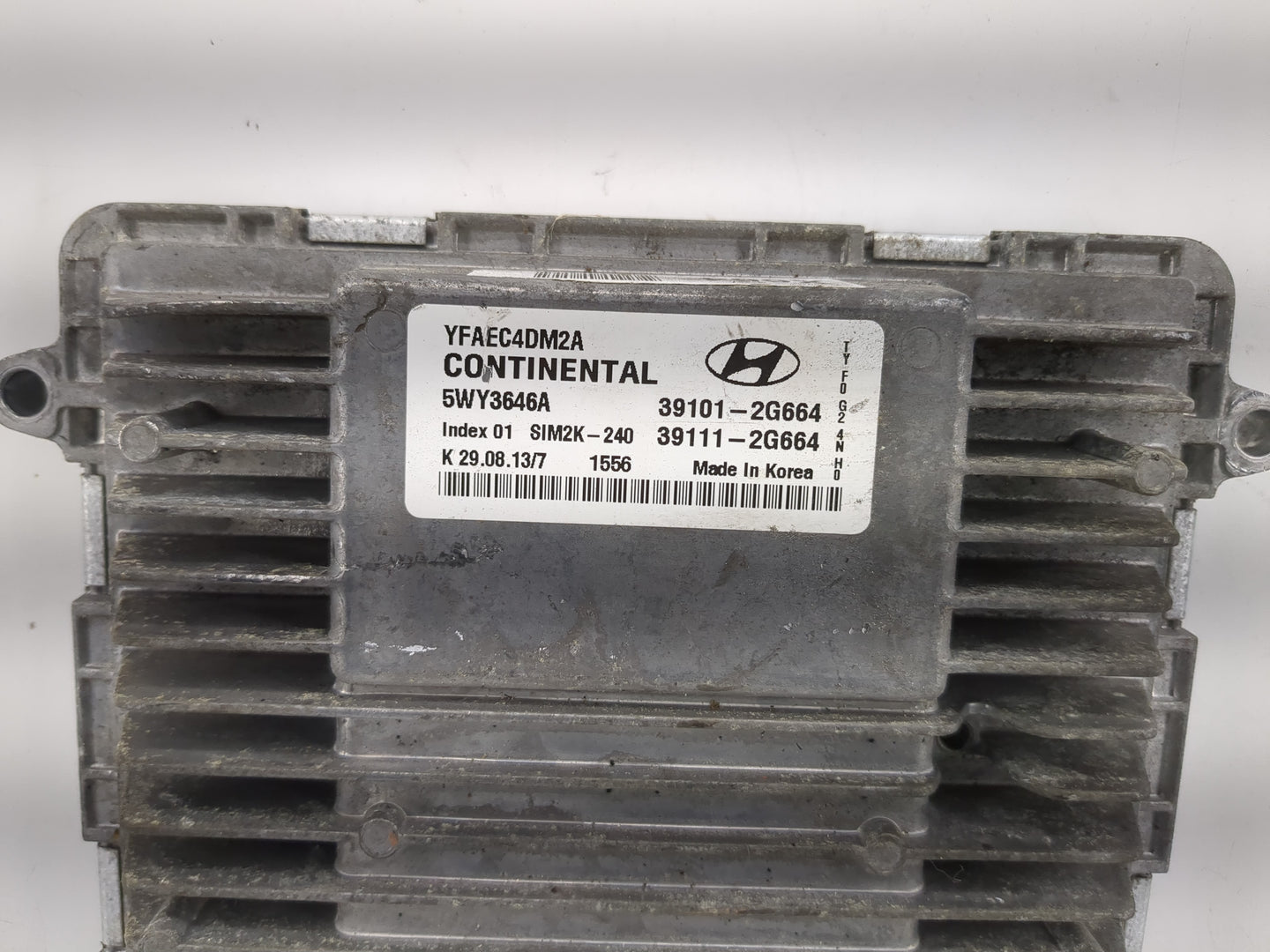 2011-2014 Hyundai Sonata PCM Engine Control Computer ECU ECM PCU OEM P/N:39111-2G664 39101-2G664 Fits Fits 2011 2012 2013 20