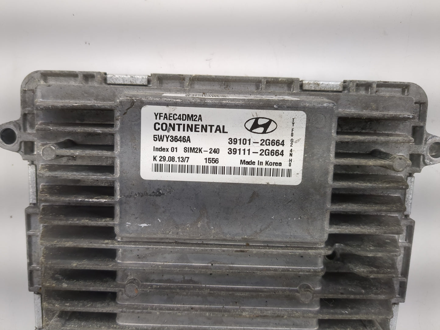 2011-2014 Hyundai Sonata PCM Engine Control Computer ECU ECM PCU OEM P/N:39111-2G664 39101-2G664 Fits Fits 2011 2012 2013 20