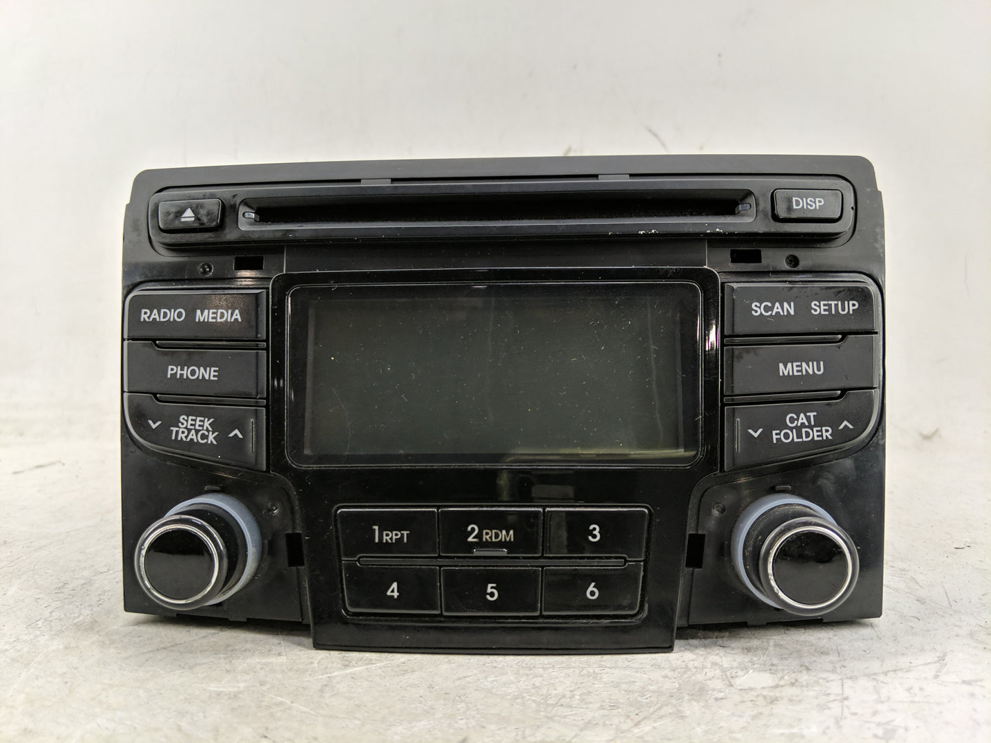2012-2015 Hyundai Sonata Radio AM FM Cd Player Receiver Replacement P/N:96180-3Q600 Fits Fits 2012 2013 2014 2015 OEM Used A