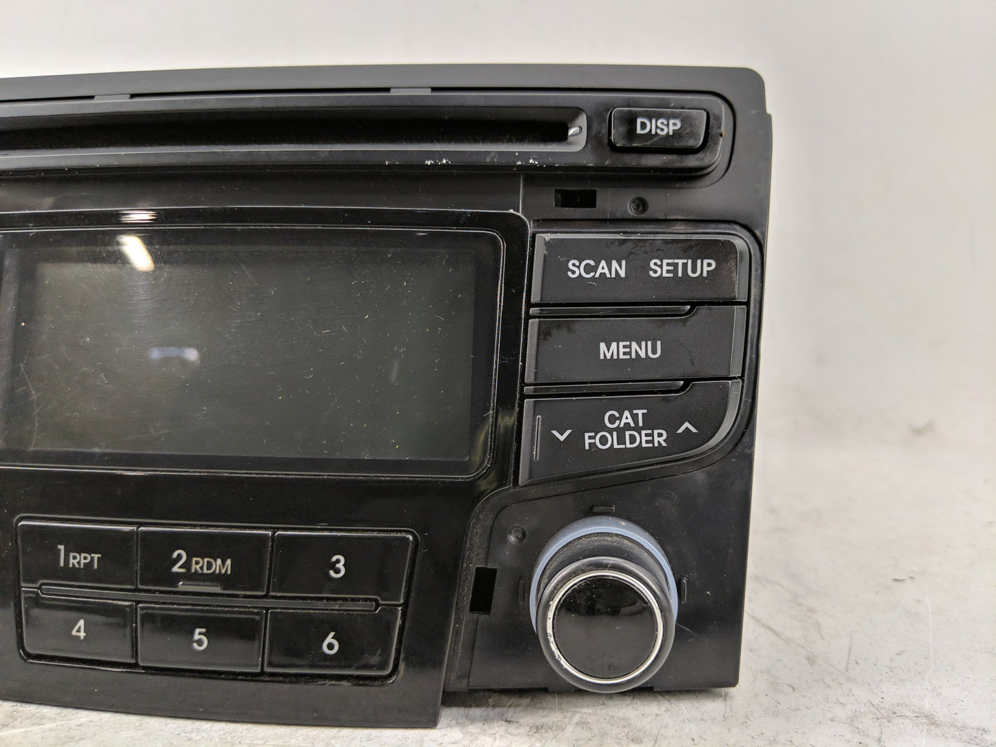 2012-2015 Hyundai Sonata Radio AM FM Cd Player Receiver Replacement P/N:96180-3Q600 Fits Fits 2012 2013 2014 2015 OEM Used A