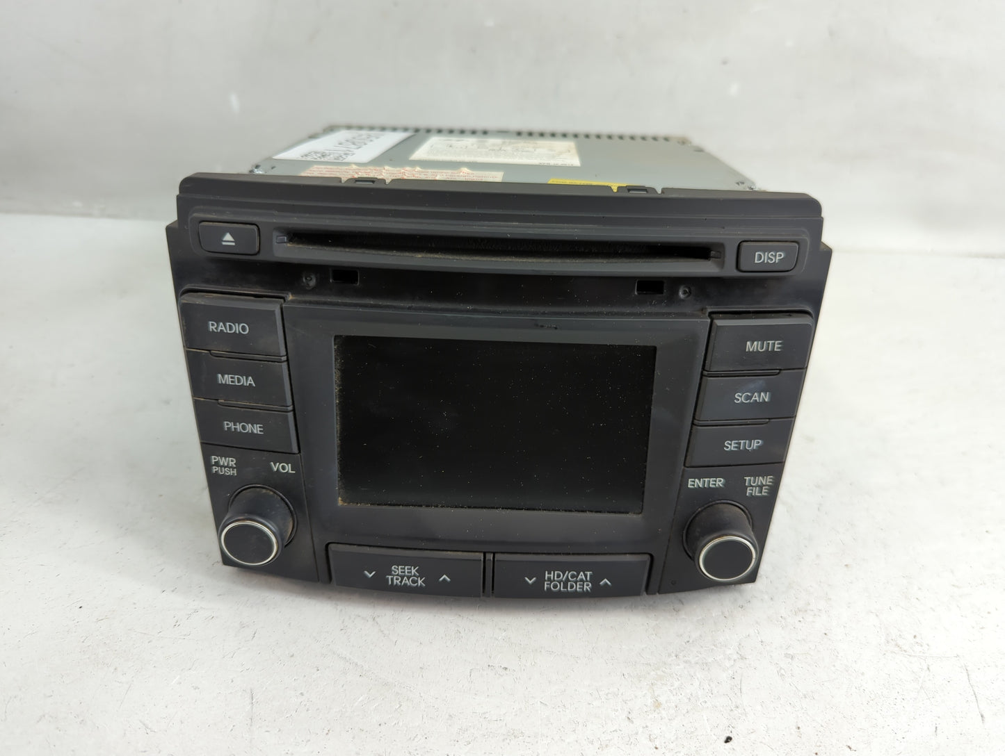 2014-2015 Hyundai Sonata Radio AM FM Cd Player Receiver Replacement P/N:96180-3Q8004X Fits Fits 2014 2015 OEM Used Auto Part