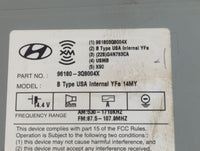 2014-2015 Hyundai Sonata Radio AM FM Cd Player Receiver Replacement P/N:96180-3Q8004X Fits Fits 2014 2015 OEM Used Auto Part