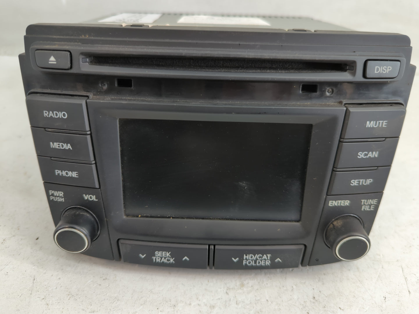 2014-2015 Hyundai Sonata Radio AM FM Cd Player Receiver Replacement P/N:96180-3Q8004X Fits Fits 2014 2015 OEM Used Auto Part