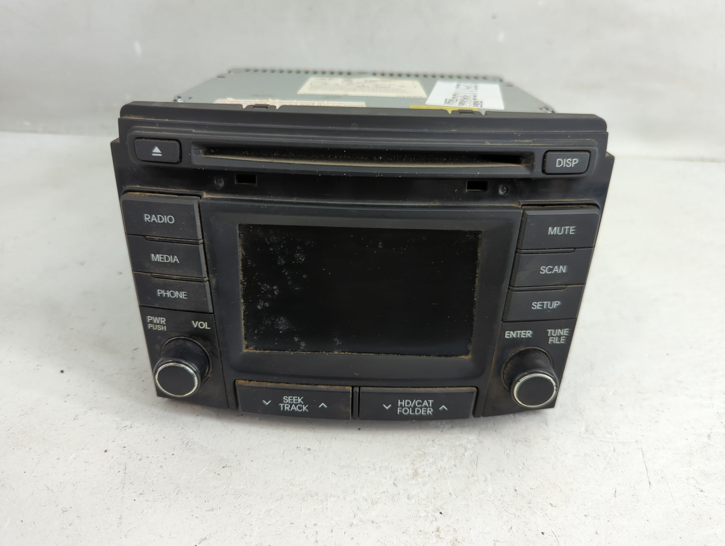 2014-2015 Hyundai Sonata Radio AM FM Cd Player Receiver Replacement P/N:96180-3Q8004X Fits Fits 2014 2015 OEM Used Auto Part