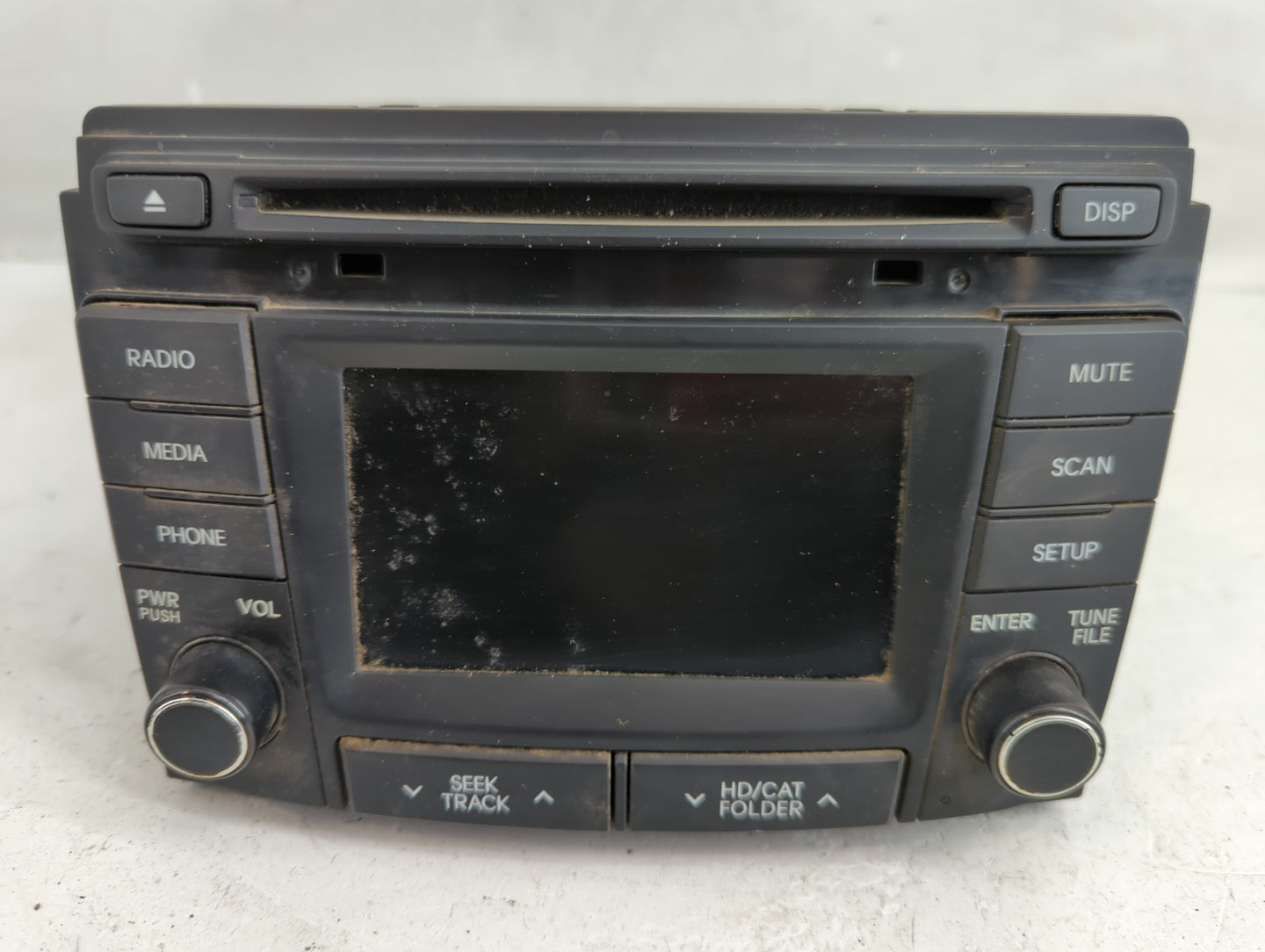 2014-2015 Hyundai Sonata Radio AM FM Cd Player Receiver Replacement P/N:96180-3Q8004X Fits Fits 2014 2015 OEM Used Auto Part