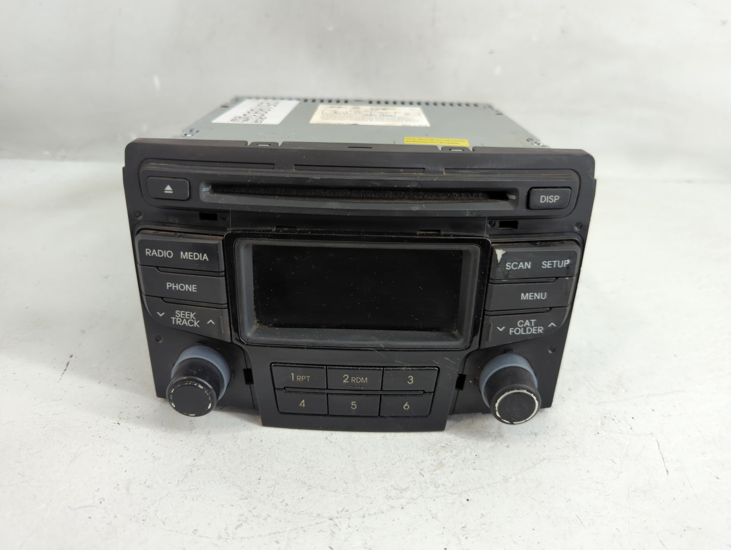 2013-2014 Hyundai Sonata Radio AM FM Cd Player Receiver Replacement P/N:96170-3Q0004X Fits Fits 2013 2014 OEM Used Auto Part