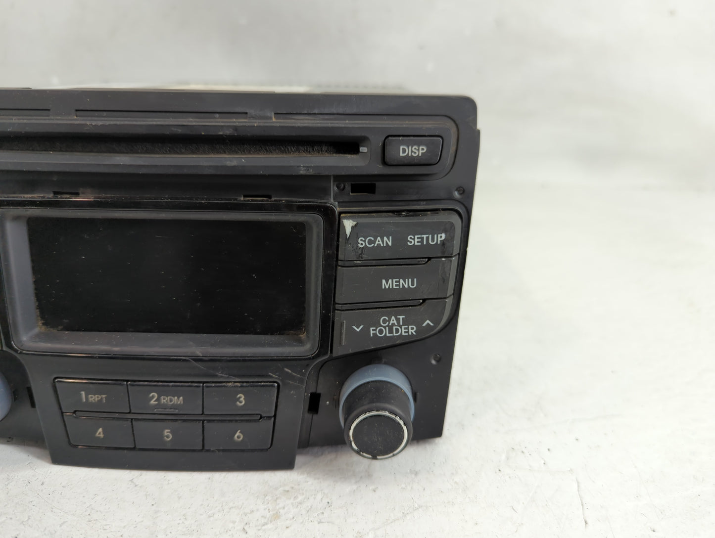 2013-2014 Hyundai Sonata Radio AM FM Cd Player Receiver Replacement P/N:96170-3Q0004X Fits Fits 2013 2014 OEM Used Auto Part