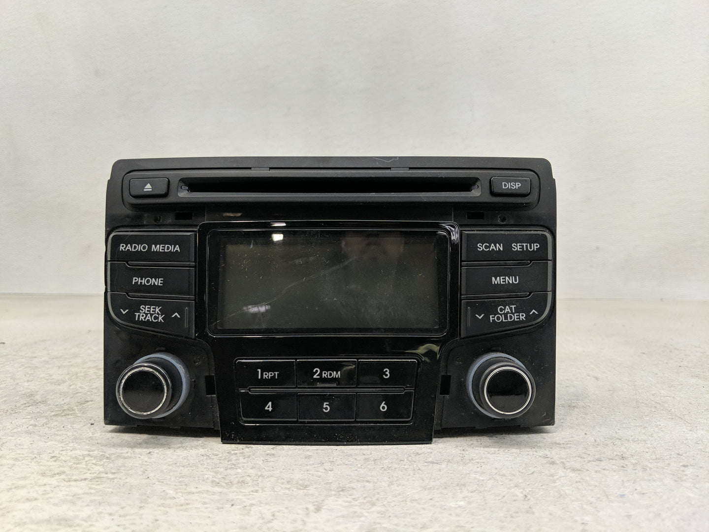 2012-2014 Hyundai Sonata Radio AM FM Cd Player Receiver Replacement P/N:96180-3Q700 Fits Fits 2012 2013 2014 OEM Used Auto P