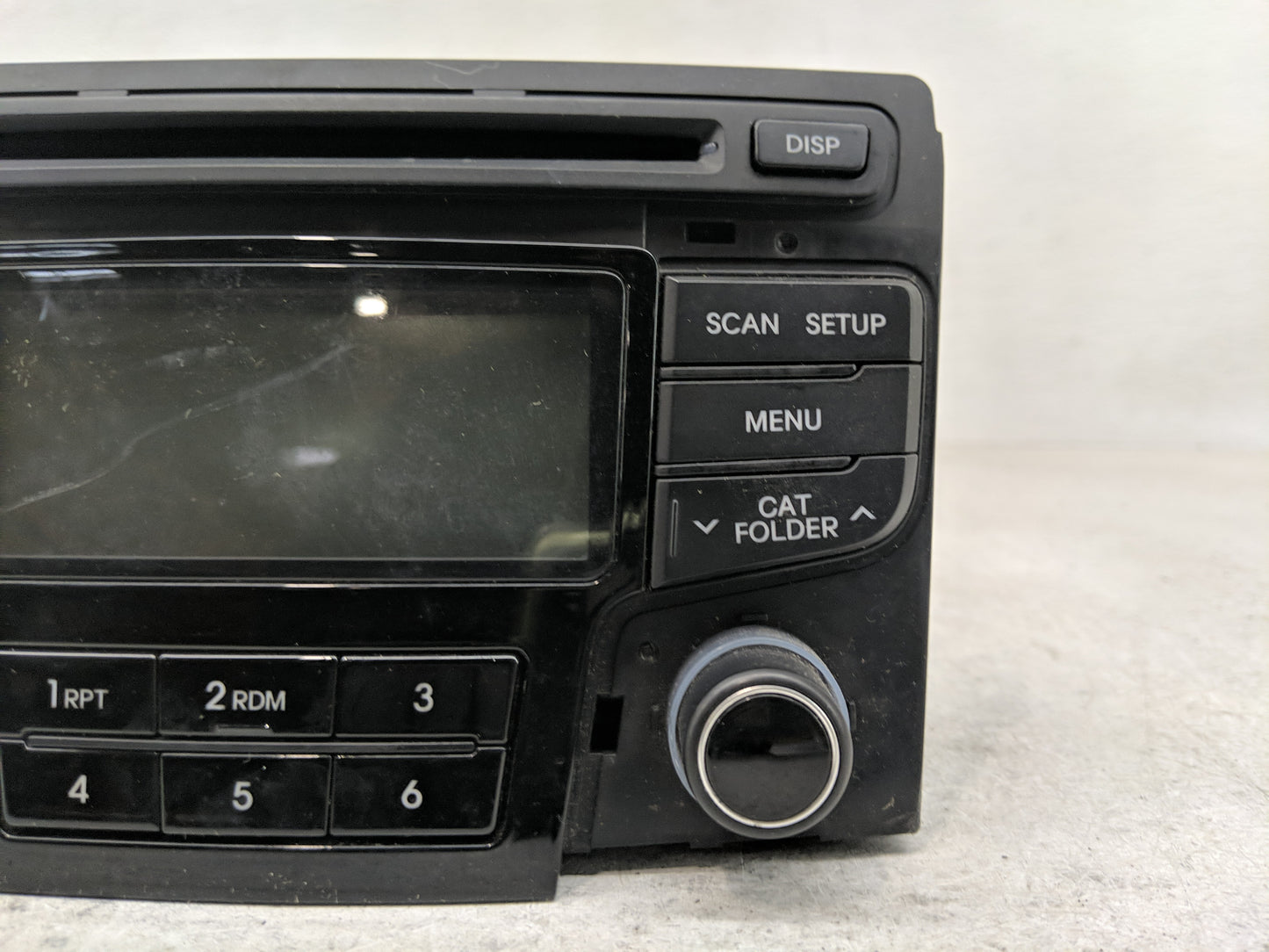2012-2014 Hyundai Sonata Radio AM FM Cd Player Receiver Replacement P/N:96180-3Q700 Fits Fits 2012 2013 2014 OEM Used Auto P