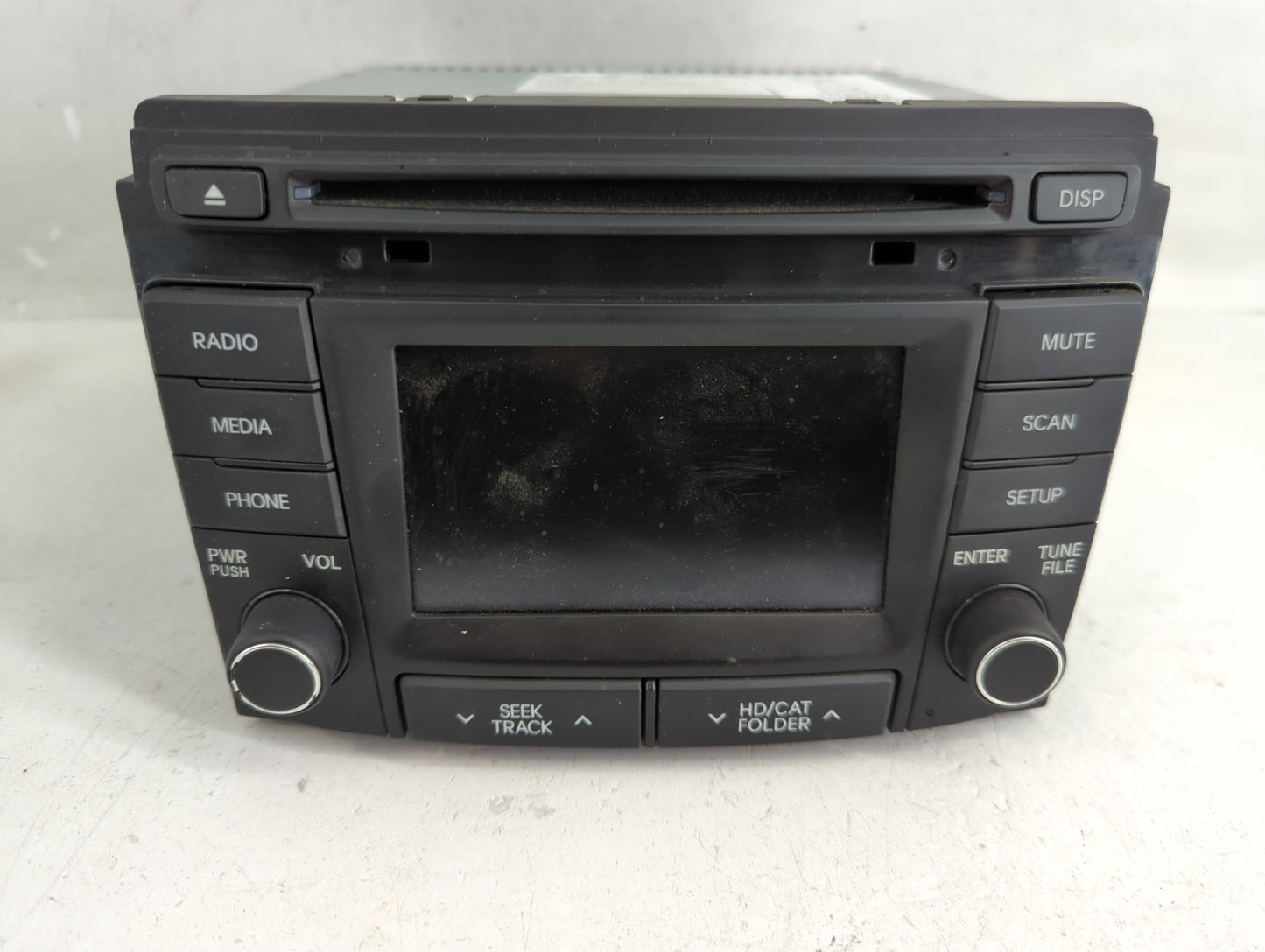 2014-2015 Hyundai Sonata Radio AM FM Cd Player Receiver Replacement P/N:96180-3Q8004X Fits Fits 2014 2015 OEM Used Auto Part