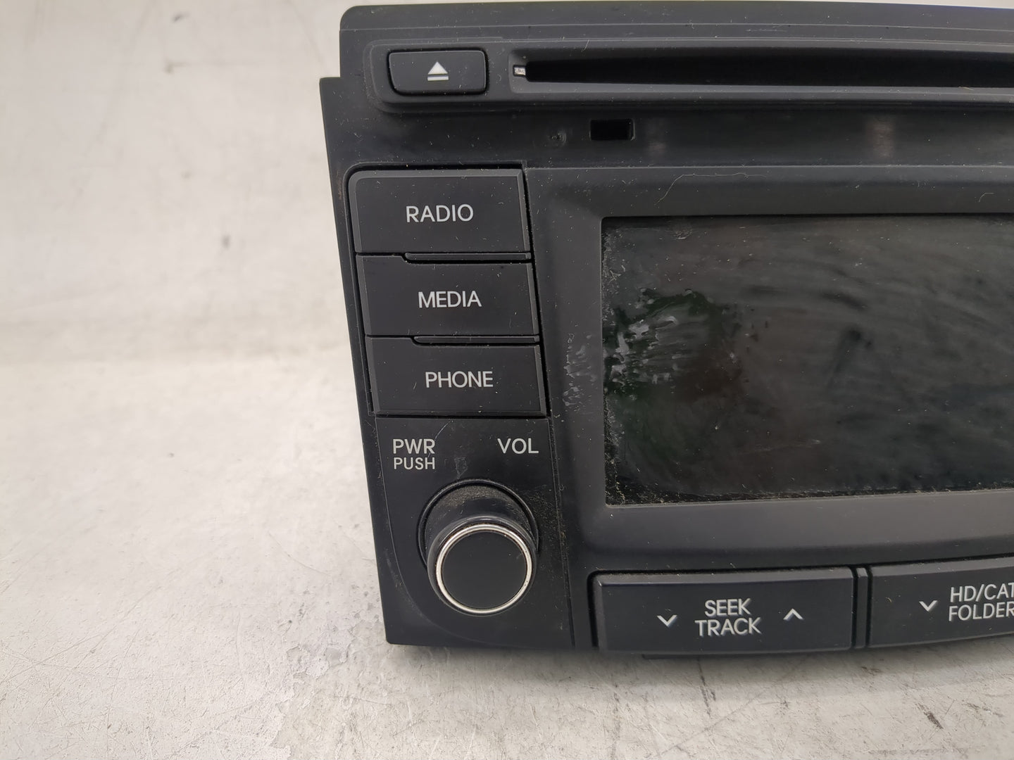 2014-2015 Hyundai Sonata Radio AM FM Cd Player Receiver Replacement P/N:96180-3Q8004X Fits Fits 2014 2015 OEM Used Auto Part