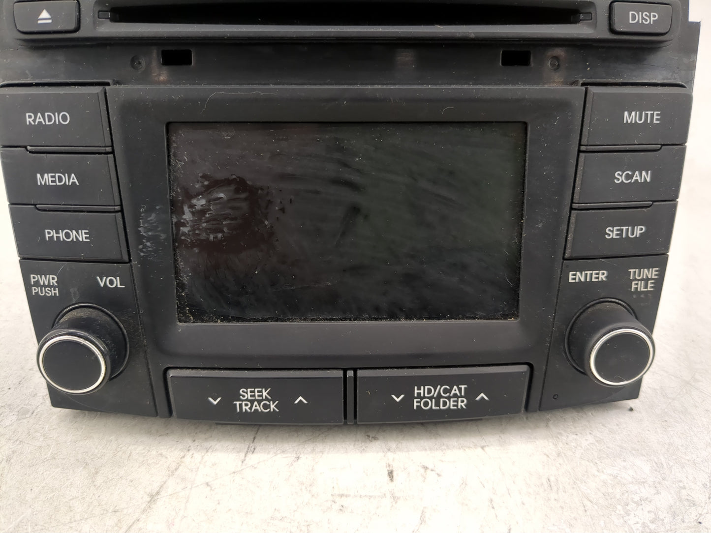 2014-2015 Hyundai Sonata Radio AM FM Cd Player Receiver Replacement P/N:96180-3Q8004X Fits Fits 2014 2015 OEM Used Auto Part