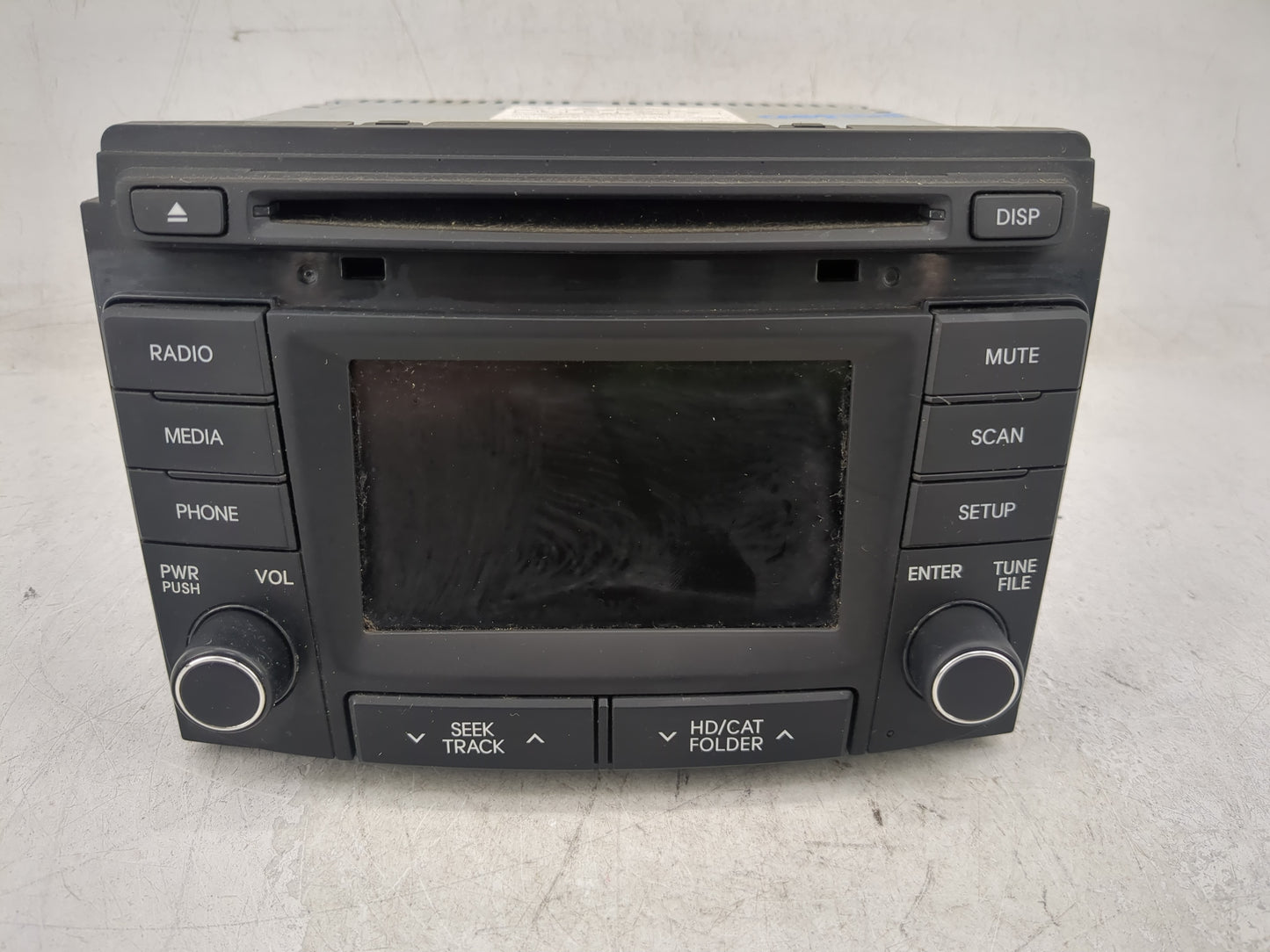 2014-2015 Hyundai Sonata Radio AM FM Cd Player Receiver Replacement P/N:96180-3Q8004X Fits Fits 2014 2015 OEM Used Auto Part