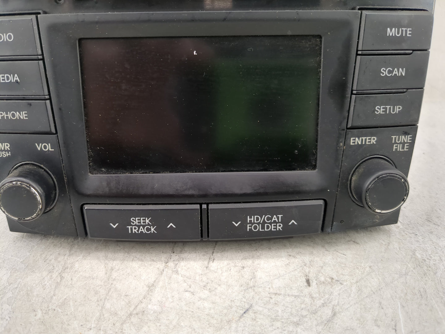 2014-2015 Hyundai Sonata Radio AM FM Cd Player Receiver Replacement P/N:96180-3Q8004X Fits Fits 2014 2015 OEM Used Auto Part