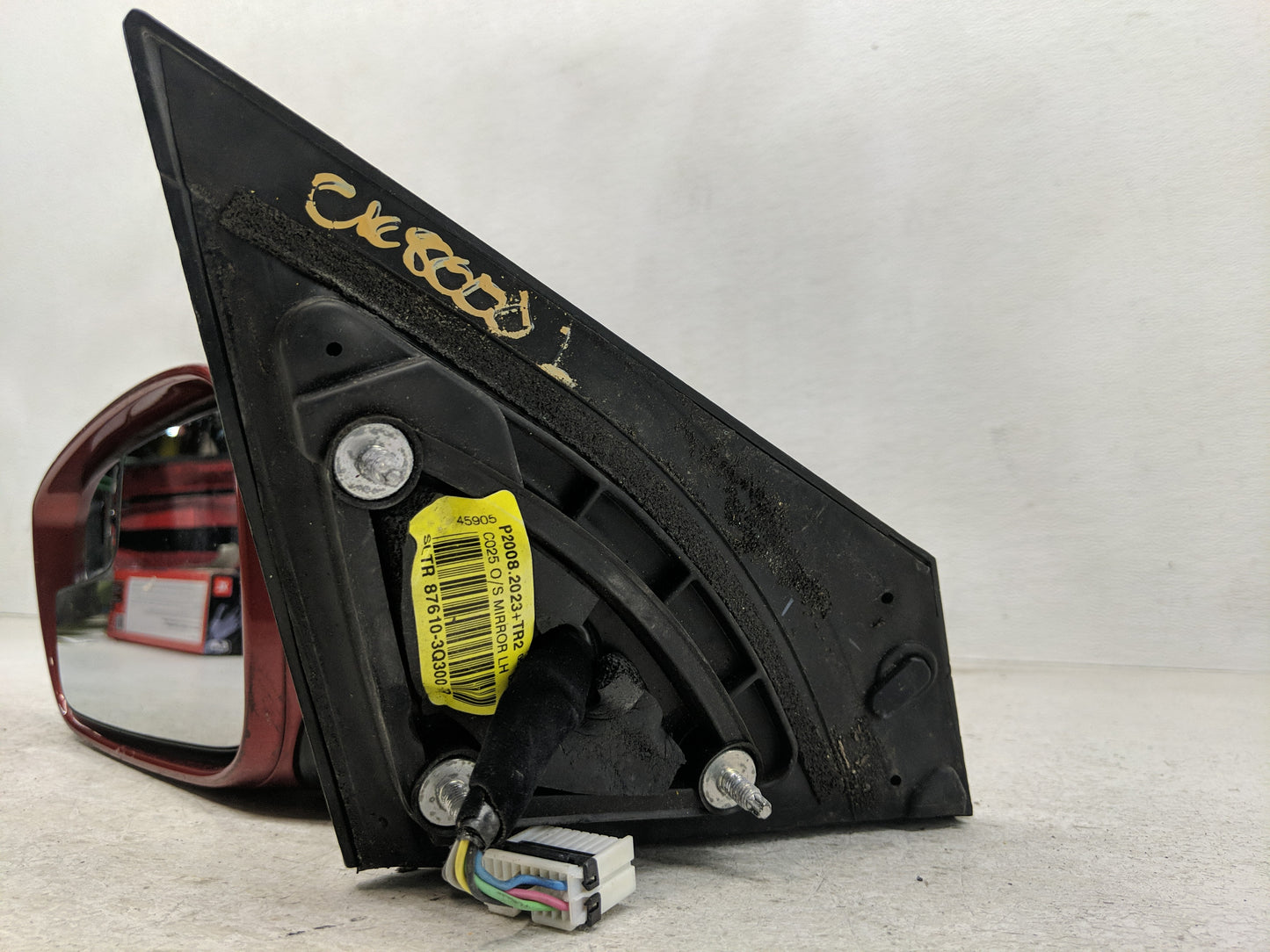 2014 Hyundai Sonata Side Mirror Replacement Driver Left View Door Mirror P/N:87610-3Q300 Fits OEM Used Auto Parts - Oemuseda