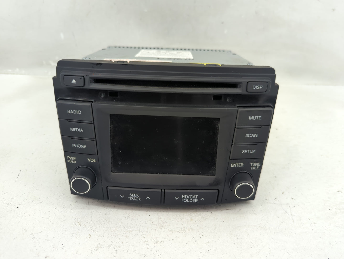 2014-2015 Hyundai Sonata Radio AM FM Cd Player Receiver Replacement P/N:96180-3Q8004X Fits Fits 2014 2015 OEM Used Auto Part