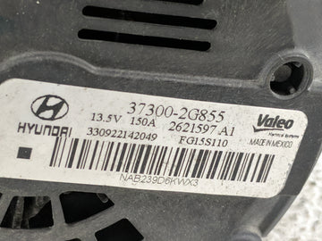 2014 Hyundai Sonata Alternator Replacement Generator Charging Assembly Engine OEM P/N:2621597 A2 37300-2G855 Fits Fits 2015 OEM Used Auto Parts