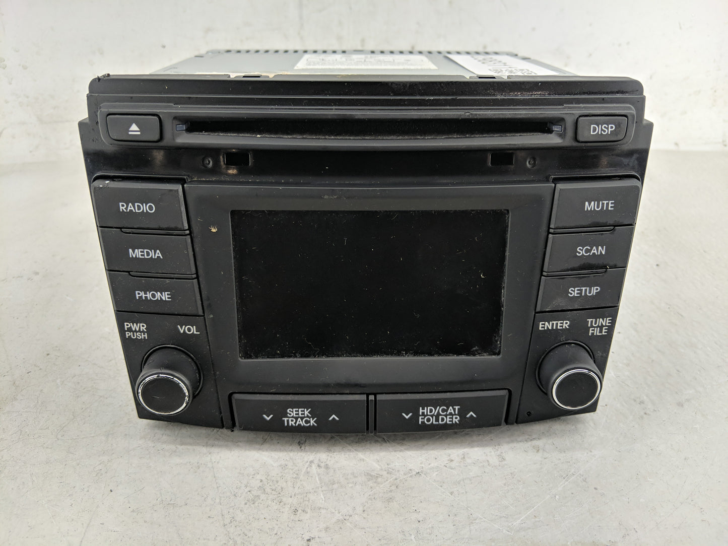2013-2014 Hyundai Sonata Radio AM FM Cd Player Receiver Replacement P/N:96180-3Q8504X Fits Fits 2013 2014 OEM Used Auto Part
