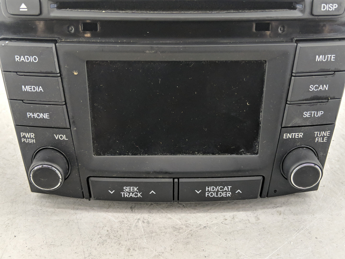 2013-2014 Hyundai Sonata Radio AM FM Cd Player Receiver Replacement P/N:96180-3Q8504X Fits Fits 2013 2014 OEM Used Auto Part