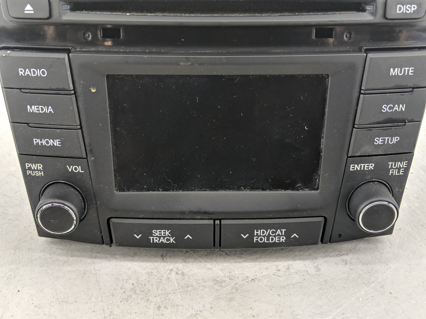2013-2014 Hyundai Sonata Radio AM FM Cd Player Receiver Replacement P/N:96180-3Q8504X Fits Fits 2013 2014 OEM Used Auto Part