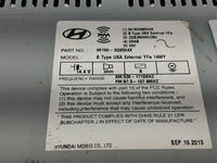 2013-2014 Hyundai Sonata Radio AM FM Cd Player Receiver Replacement P/N:96180-3Q8504X Fits Fits 2013 2014 OEM Used Auto Part