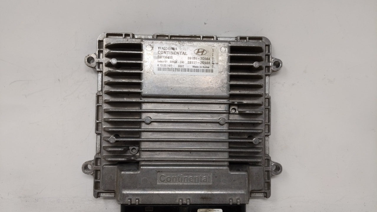 2011-2014 Hyundai Sonata PCM Engine Control Computer ECU ECM PCU OEM P/N:39101-2G672 39111-2G672 Fits Fits 2011 2012 2013 20
