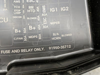 2011-2014 Hyundai Sonata Fusebox Fuse Box Panel Relay Module P/N:VS917503Q040YC Fits Fits 2011 2012 2013 2014 OEM Used Auto 