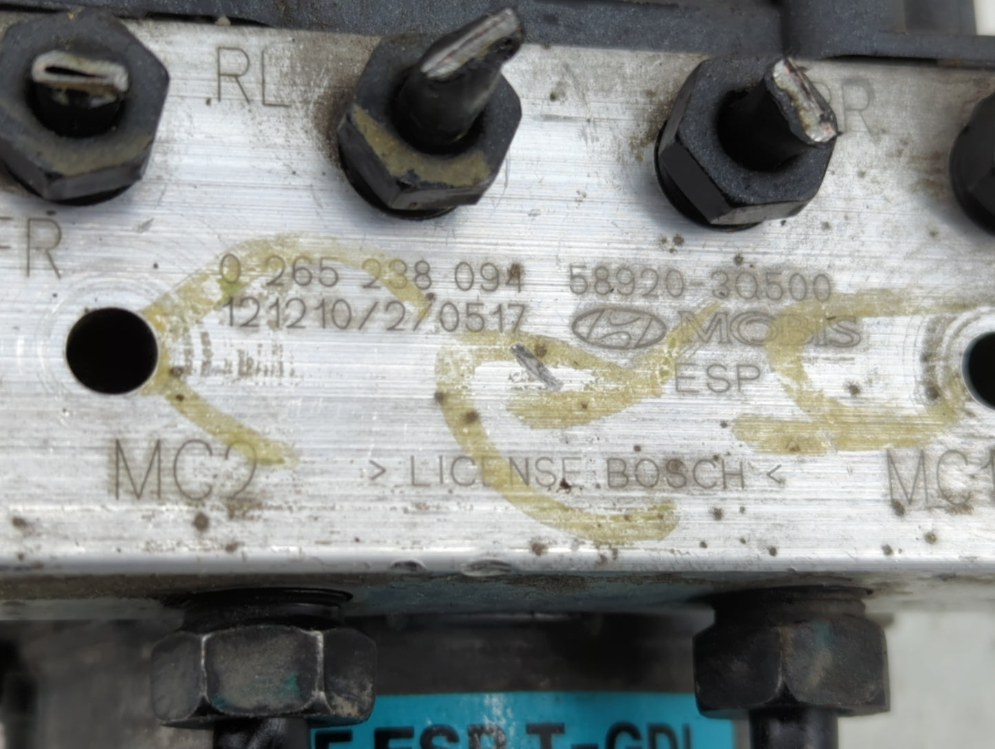 2014 Hyundai Sonata ABS Pump Control Module Replacement P/N:58920-30500 Fits OEM Used Auto Parts - Oemusedautoparts1.com