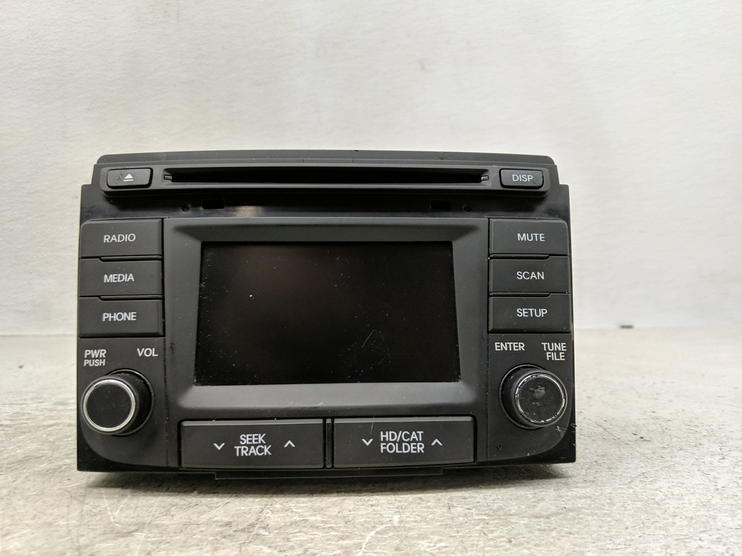 2014-2015 Hyundai Sonata Radio AM FM Cd Player Receiver Replacement P/N:96180-3Q8004X Fits Fits 2014 2015 OEM Used Auto Part
