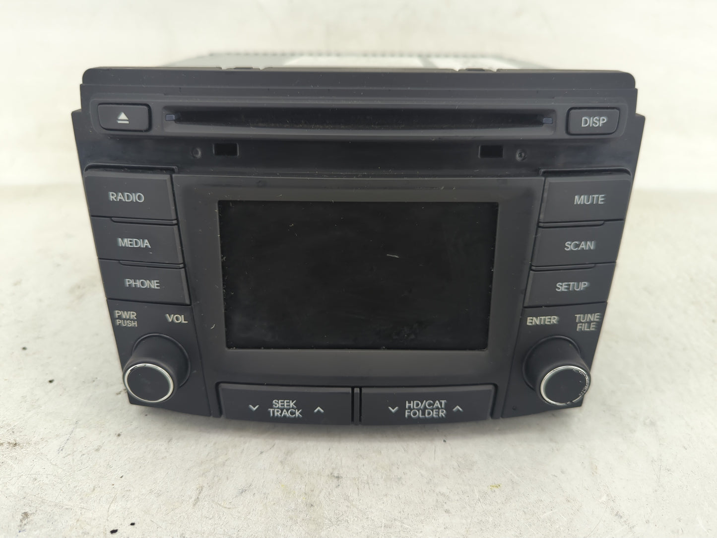 2014-2015 Hyundai Sonata Radio AM FM Cd Player Receiver Replacement P/N:96180-3Q8004X Fits Fits 2014 2015 OEM Used Auto Part