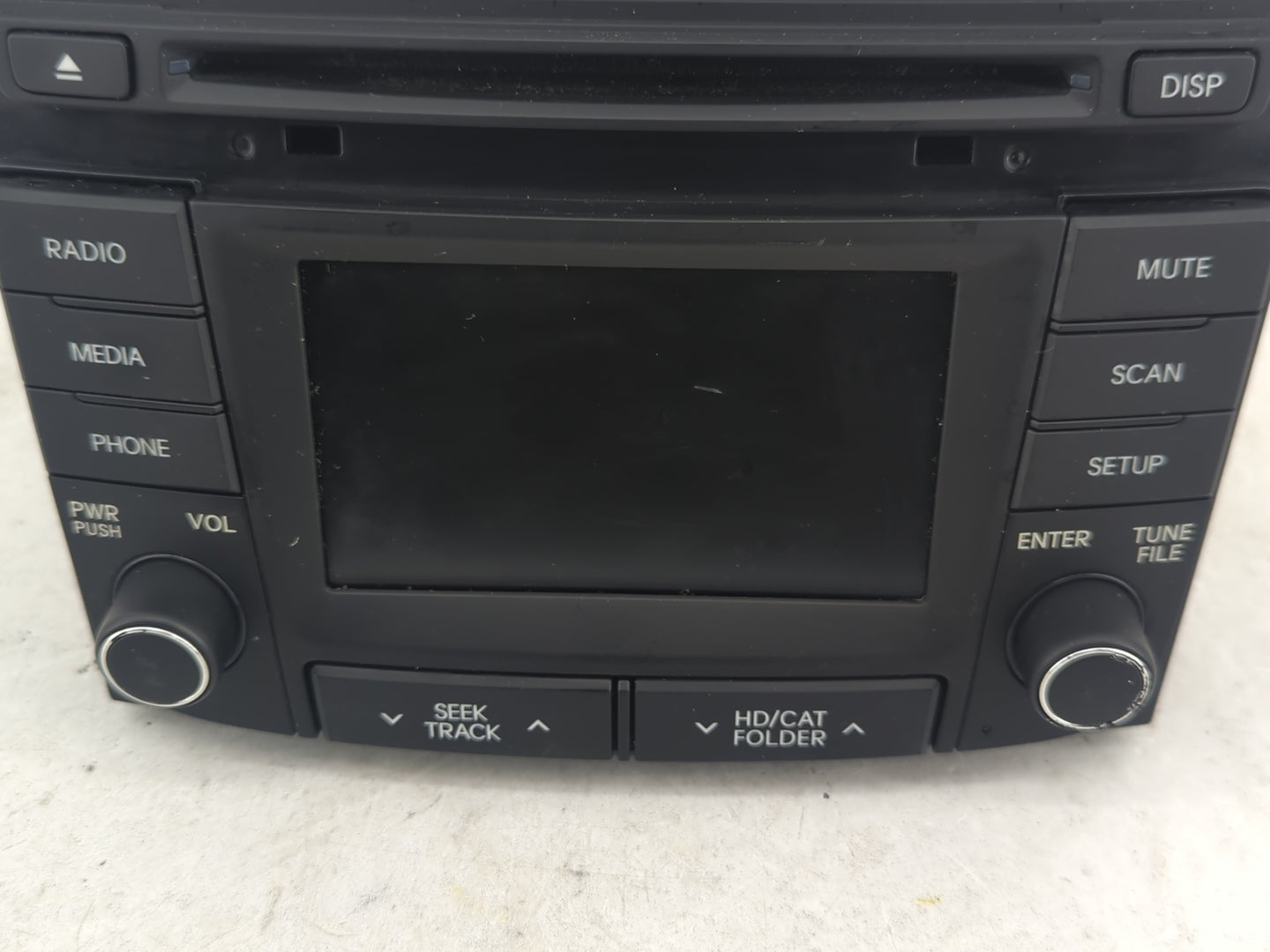 2014-2015 Hyundai Sonata Radio AM FM Cd Player Receiver Replacement P/N:96180-3Q8004X Fits Fits 2014 2015 OEM Used Auto Part