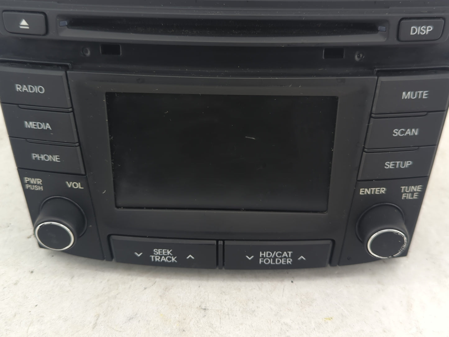 2014-2015 Hyundai Sonata Radio AM FM Cd Player Receiver Replacement P/N:96180-3Q8004X Fits Fits 2014 2015 OEM Used Auto Part