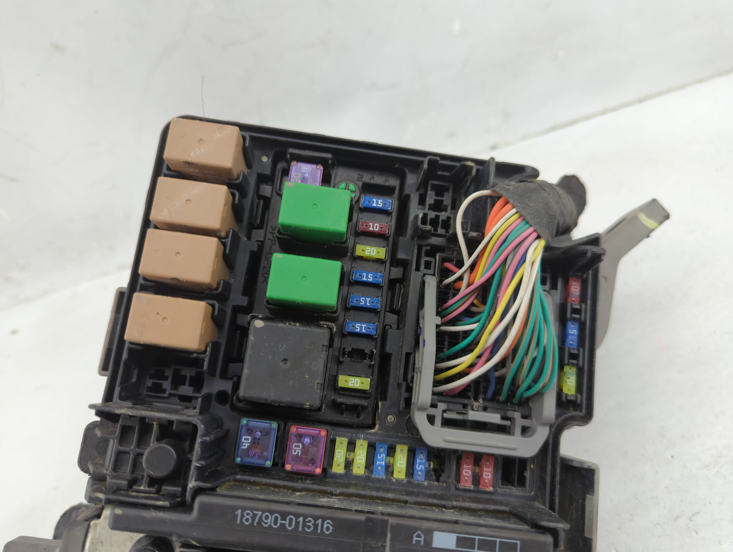2011-2014 Hyundai Sonata Fusebox Fuse Box Panel Relay Module P/N:VS912003Q094YB Fits Fits 2011 2012 2013 2014 OEM Used Auto 