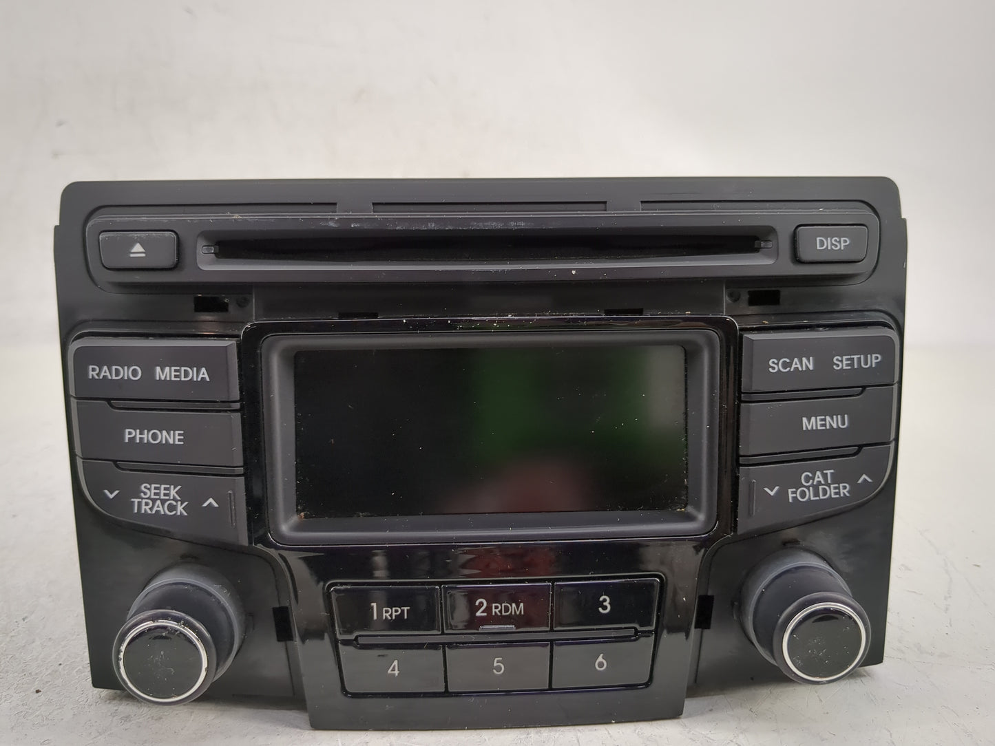 2013-2014 Hyundai Sonata Radio AM FM Cd Player Receiver Replacement P/N:96170-3Q0004X Fits Fits 2013 2014 OEM Used Auto Part