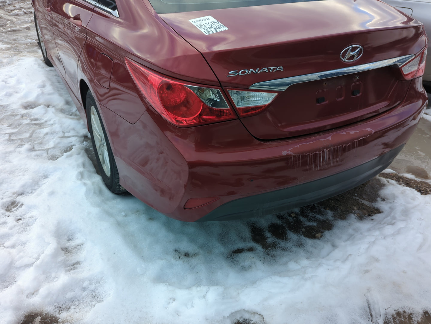 2014-2014 Hyundai Sonata Rear Bumper Assembly Oem - Oemusedautoparts1.com