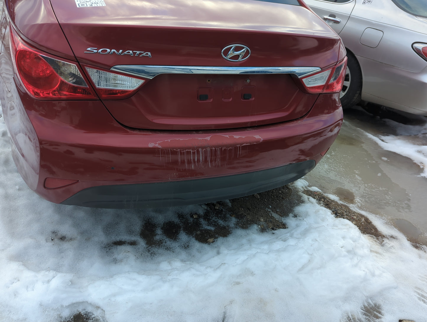 2014-2014 Hyundai Sonata Rear Bumper Assembly Oem - Oemusedautoparts1.com