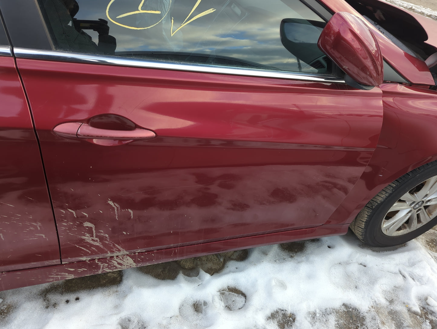 2011-2014 Hyundai Sonata Passenger Front Door Oem 1367379 - Oemusedautoparts1.com