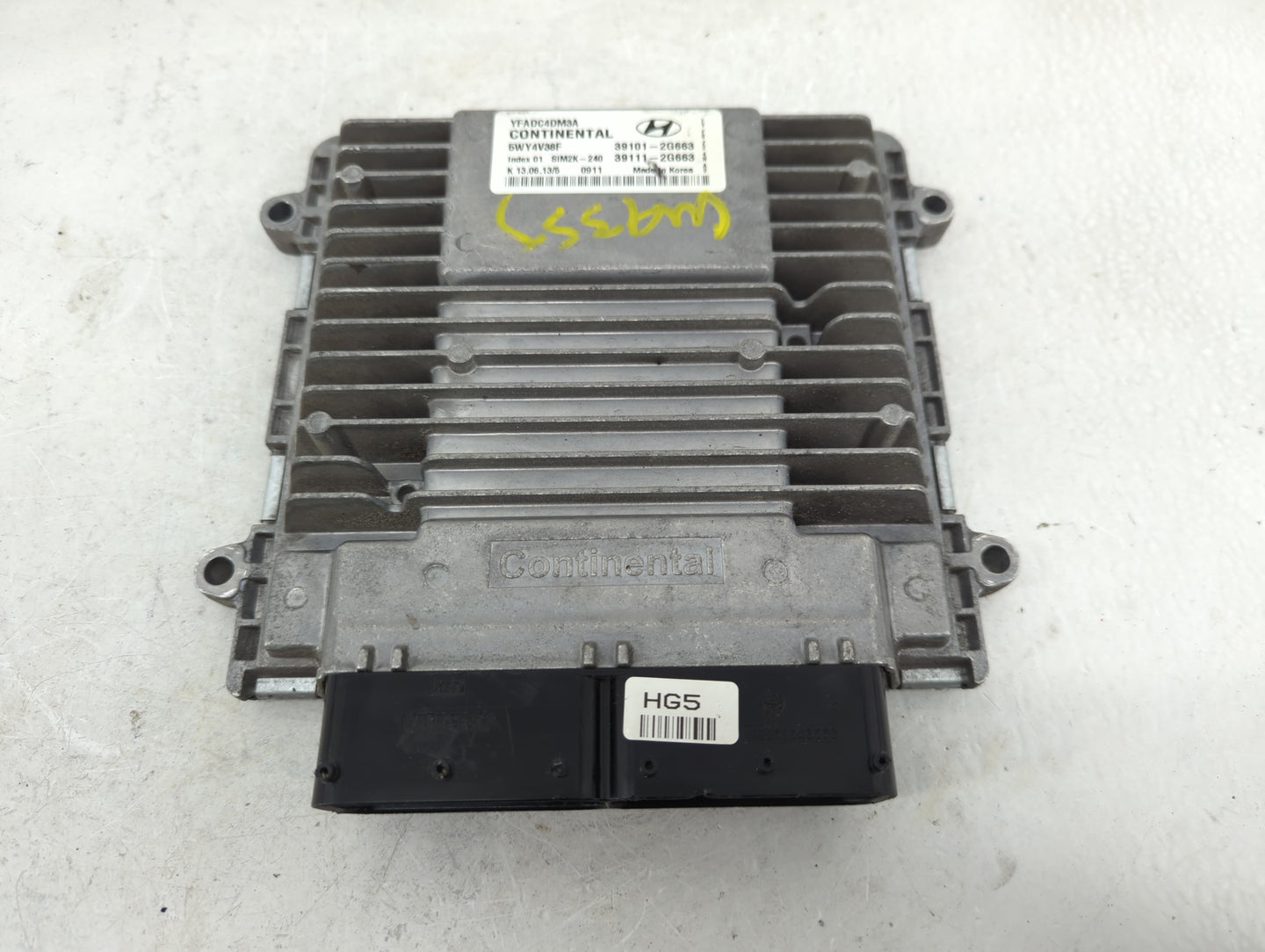 2011-2014 Hyundai Sonata PCM Engine Control Computer ECU ECM PCU OEM P/N:5WY4V38F 39111-2G663 Fits Fits 2011 2012 2013 2014 