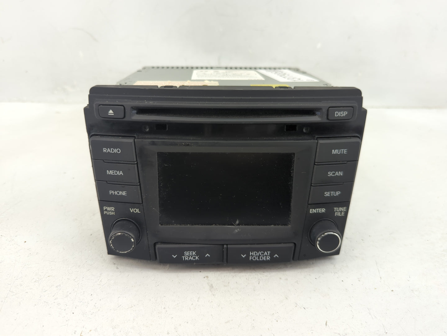 2014 Hyundai Sonata Radio AM FM Cd Player Receiver Replacement P/N:96180-3Q8004X Fits OEM Used Auto Parts - Oemusedautoparts