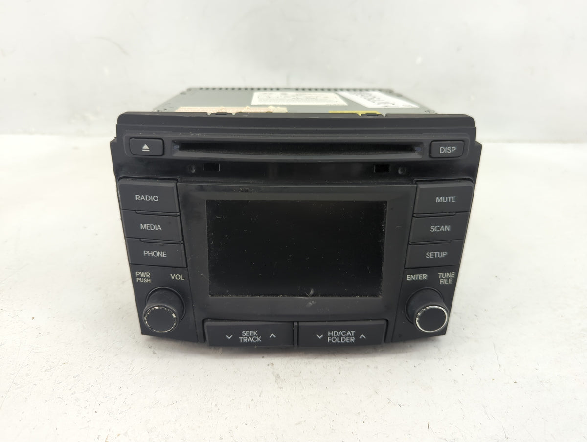 2014 Hyundai Sonata Radio AM FM Cd Player Receiver Replacement P/N:96180-3Q8004X OEM Used Auto Parts - Oemusedautoparts1.com