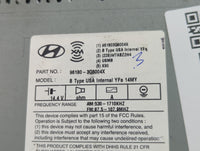 2014 Hyundai Sonata Radio AM FM Cd Player Receiver Replacement P/N:96180-3Q8004X Fits OEM Used Auto Parts - Oemusedautoparts
