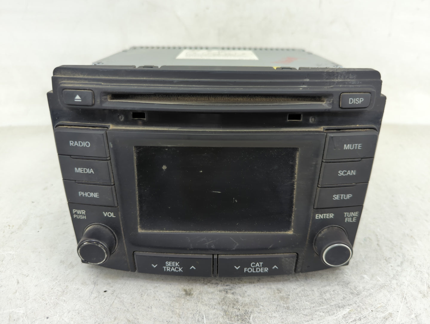 2014-2015 Hyundai Sonata Radio AM FM Cd Player Receiver Replacement P/N:96180-3Q9004X Fits Fits 2014 2015 OEM Used Auto Part